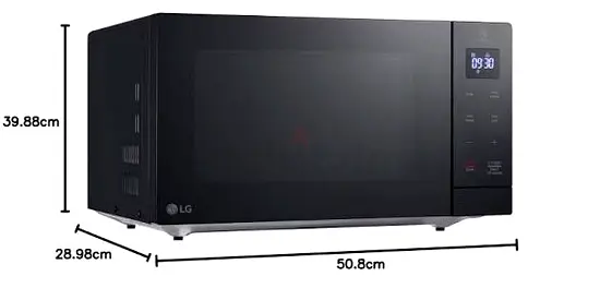 LG Countertop Microwave Oven - Compact 30L (Black)
