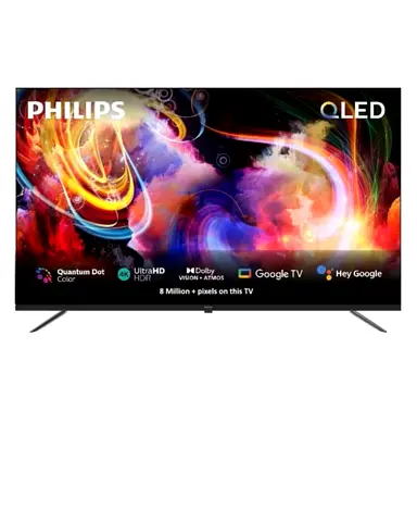 65 inch QLED 4K Google Smart TV 65PQT8169/56
Black - Philips