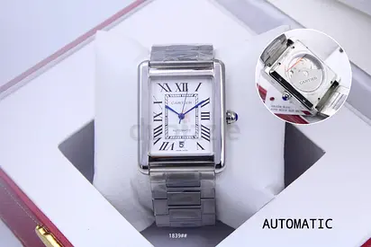 Cartier Tank Solo 30,MM Automatic Mens Stainless Steel Master Copy Watch