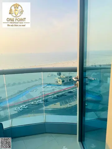 🌊 Luxury 2 Bedroom Apartment | Full Sea View | Corniche Residence Tower, Ajman