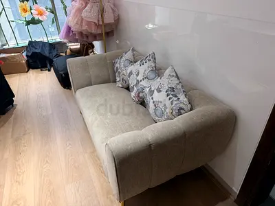 Dark Beige 2 seater sofa