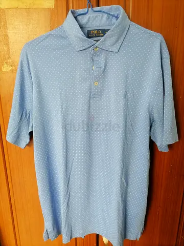 Light Blue Ralph Lauren Polo Shirt (Mens) - Size Medium
