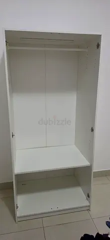 IKIA KLEPPSTAD Brand New Wardrobe with 2 doors, white, 79x55x176 cm