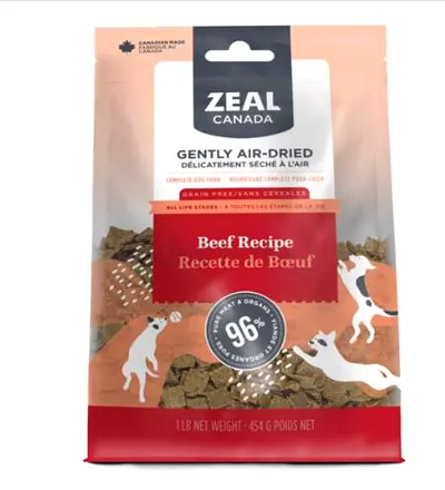 Zeal Gently Air-Dried Beef Recipe for Dogs 5.5lbs / 2.5kg