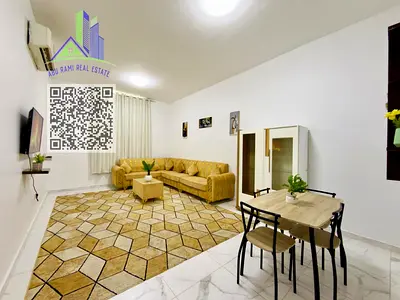 No commission-2BHK - monthly rent - all inclusive - furnished -Al Muwaihat 2- new furniture