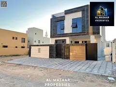 Best villa offer in Ajman with a roof terrace, transfer fees included, a majlis, two living rooms, a