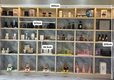 Wall Shelves 355cm x 220cm