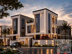 Two modern villas for sale in Al Yasmin – 5 master bedrooms – luxurious design – strategic loc