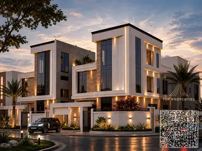 Two modern villas for sale in Al Yasmin – 5 master bedrooms – luxurious design – strategic location