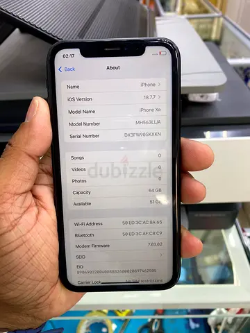 iPhone xr 64GB Black color