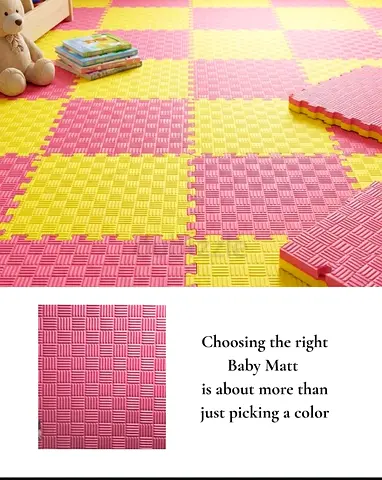 Interlocking Foam Baby Play Mat - Soft Puzzle Floor Tiles
