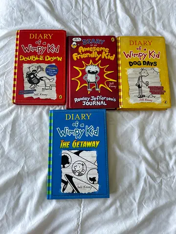 Diary of a Wimpy Kid boxed set — 4 hardcover journals (used)