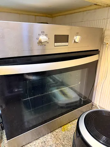 Stainless steel built-in electric oven - used, good condition