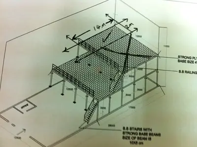 warehouse structure drawings  designs I do prepare