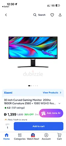 Xiaomi gaming monitor