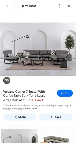 Terra Lusso Corner 7 seaters Sofa