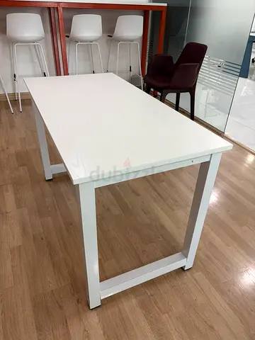White Rectangular Dining/Work Table Top - NEW Good Condition