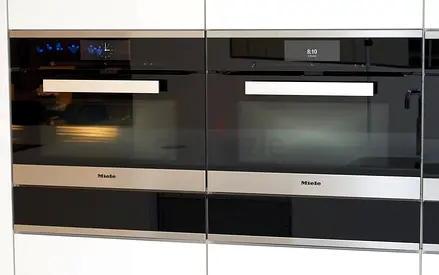 Miele built in oven microwave set touch panel black series