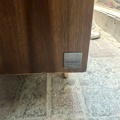 Marina wooden cabinet — compact bedside/side cabinet