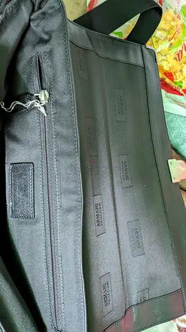 Black Laptop Backpack / Messenger Bag - Good Condition