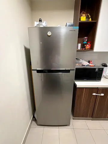 Samsung 2-Door Refrigerator - Silver, perfect Condition