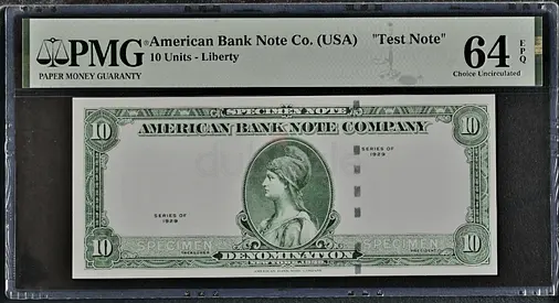 United States,certified test note.