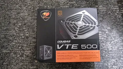Cougar VTE 500W Power Supply (80 Plus) - New in Box