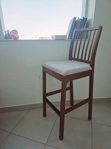 Ikea wooden bar stool