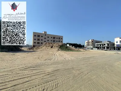 Two side-by-side residential and commercial lands for sale in Ajman - Al Jurf Industrial 2.