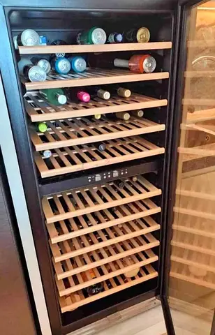 Terim dual temperature zone wine fridge
