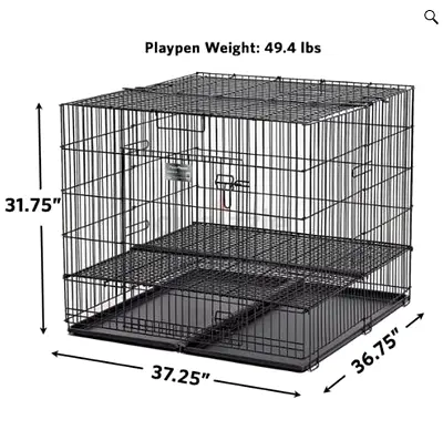 36″ Puppy Playpen (1/2″GRID) - Brand New