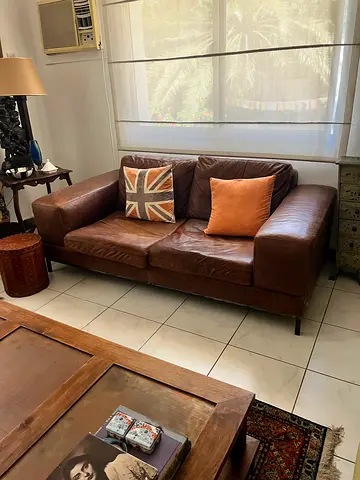 2 leather Sofa’s from the one