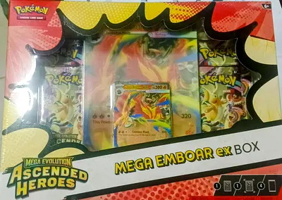 Pokémon Mega Emboar ex Box - Sealed Ascended Heroes Set