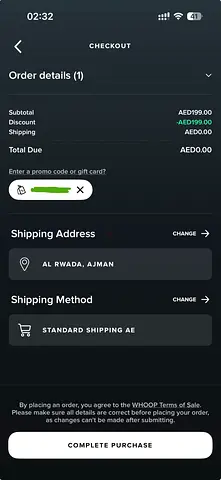 WHOOP Discount Code – Save AED 200