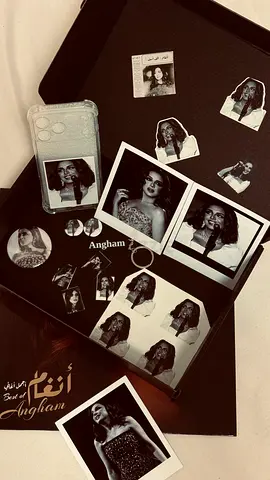 Collection of Angham Photographs, Pins and Memorabilia (Black  White) — Ready to Display