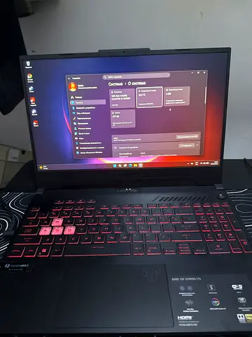 ASUS TUF Gaming Laptop - GTX, Red Backlit Keyboard, Good Condition