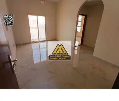 Al Alia apartment, 2 bedrooms and living room, large space, balcony, central AC. AED 38,000 in 6 in
