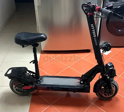 Electric Scooter with Seat — Used, Good Working Condition