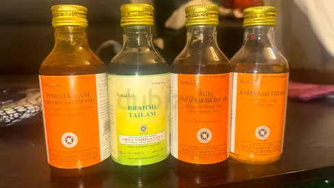 Set of 4 Ayurvedic Tailam Oils — new