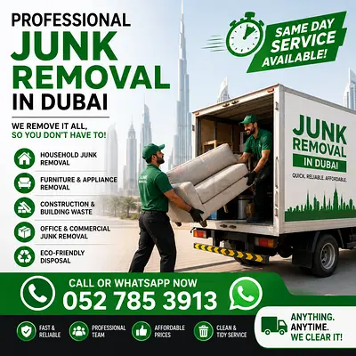 Professional Junk Removal Service in Dubai — Same Day Pickup