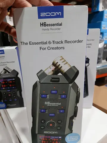 Zoom - H6essential - Professional Voice Recorder and Simultaneous playback of 6 tracks, Audio record