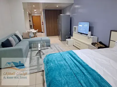 Furnished Studio Apartment for Monthly Rent – ​​Al Rashidiya 3 | Ajman 📍 Ajman One Towers ✨ Prime Location Close to All Services and Amenities 🔹 S