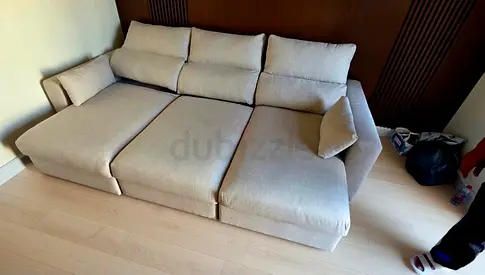 Like new condition ikea eskilstuna L shape sofa under storage