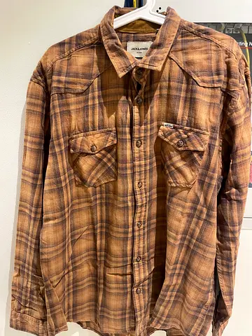 Brown Checkered Shirt.