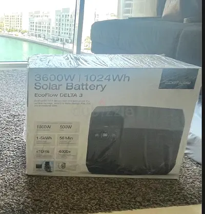 EcoFlow DELTA 3 // Portable Solar Battery Power Station // New in Box