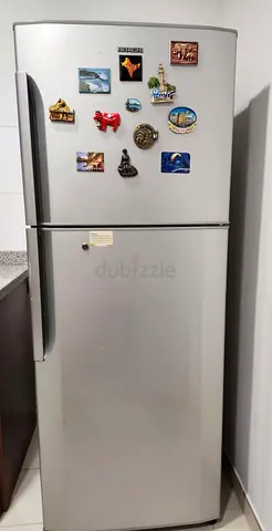 Silver Top-Freezer Refrigerator - Good Working Condition