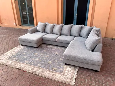 The One Kingston U Shape Sofa Gray