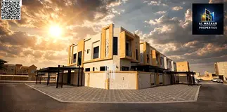 Corner villa for sale in Al Muwaihat 2, Ajman | With a large setback and close to amenities, featuri