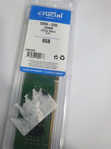 Crucial 8GB DDR4 2133MHz Desktop RAM (New, Sealed)