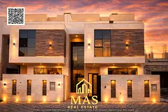 🏡 Luxury Villa for Sale in Al Helio 2 – Ajman | Stone Facade | 5 Master Bedrooms | Prime Locati
